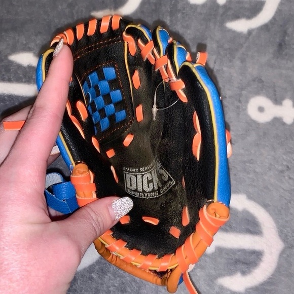 Dicks Sporting Goods blue orange tee ball baseball softball mit - Picture 4 of 6